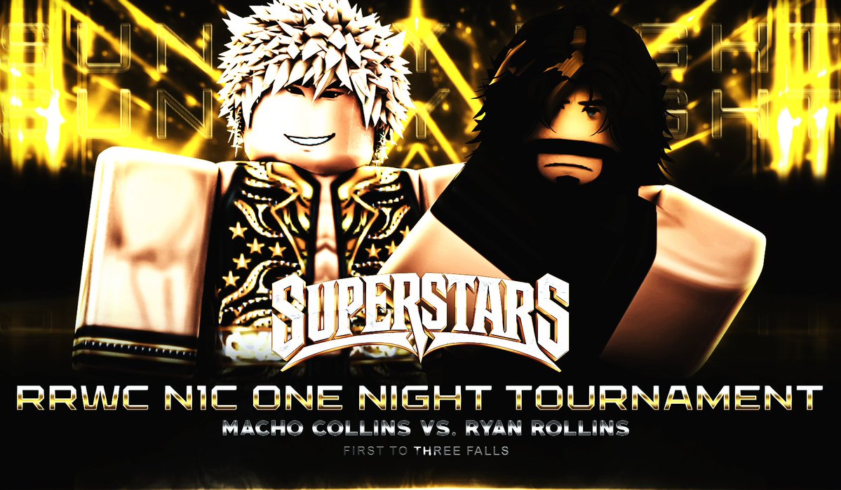 RRWPLUS's tweet photo. #RRWSuperStars | TOMORROW | 3:30PM ET

ALL IN ONE NIGHT RRWC N1C TOURNAMENT!

EIGHT hungry superstars are set to collide in a HUGE tournament with the chance to challenge @Melmxrto0n for the RRW Championship ALL IN THE SAME NIGHT!

- @FreeJaidenn VS. @3pocketsfuII 
- @Mxchoo3x VS. @justin_wfc 
- @zoriz870621345 VS. @xR3AP 
- @SClubStark VS. A MYSTERY COMPETITOR

Between these eight superstars.. WHO will be the ONE punch their ticket?! 🤔
