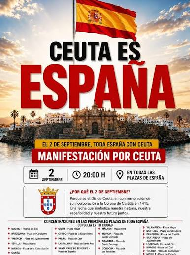 malamonzu's tweet photo. @CapitanBitcoin ¡¡¡QUÉ SÁNCHEZ NO SILENCIE LA VOZ DE ESPAÑA!!!

Ante su prohibición, rebeldía.

¡¡¡CEUTA ES ESPAÑA!!!

Y, como española, DEFIENDO MI NACIÓN.

Por ese motivo:

ALZO MI VOZ.
SOY CEUTÍ.
SOMOS MAYORÍA.
SOMOS ESPAÑA. https://t.co/OT8o9mceon