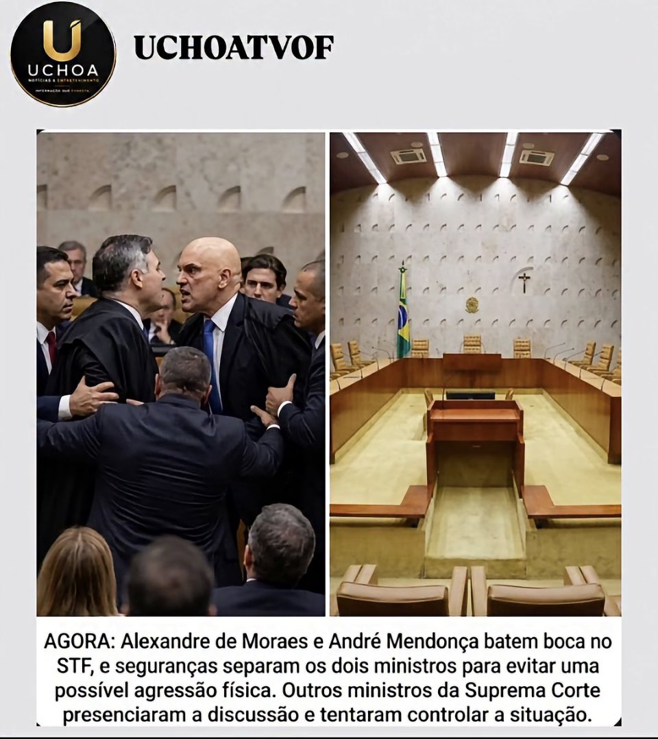 AnnaLobato66's tweet photo. Isso ocorreu hoje,e foi confirmado pelo Grock.Diante dos fatos de hoje,Moraes bateu boca com o Mendonça e segurança do STF,teve que intervir,para não ter agressão física.Moraes deve estar desesperado. https://t.co/T7GWMRIl1h