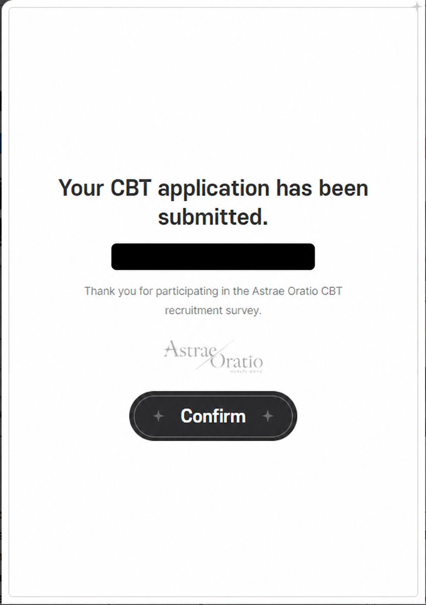 xoternia's tweet photo. CBT application submitted to Astrae Oratio so excited for what’s ahead! @Asora_EN #AsoraCBT https://t.co/Ei5EMWAtV5