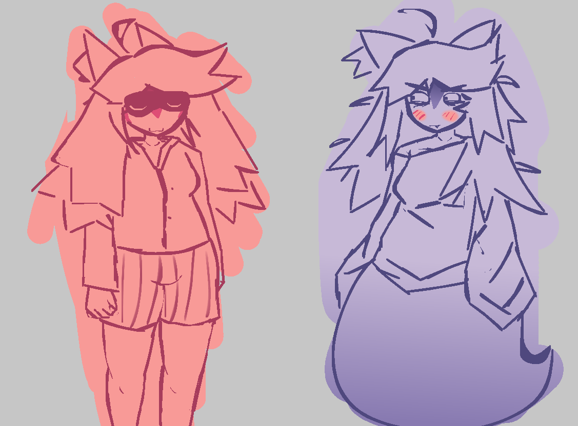thirdthirdouch's tweet photo. I slept really bad...
have this.. 
#mew4mew #madmewmew #pink #maddie #pinkdeltarune #deltarune #mewmew https://t.co/yxr10wbUm7