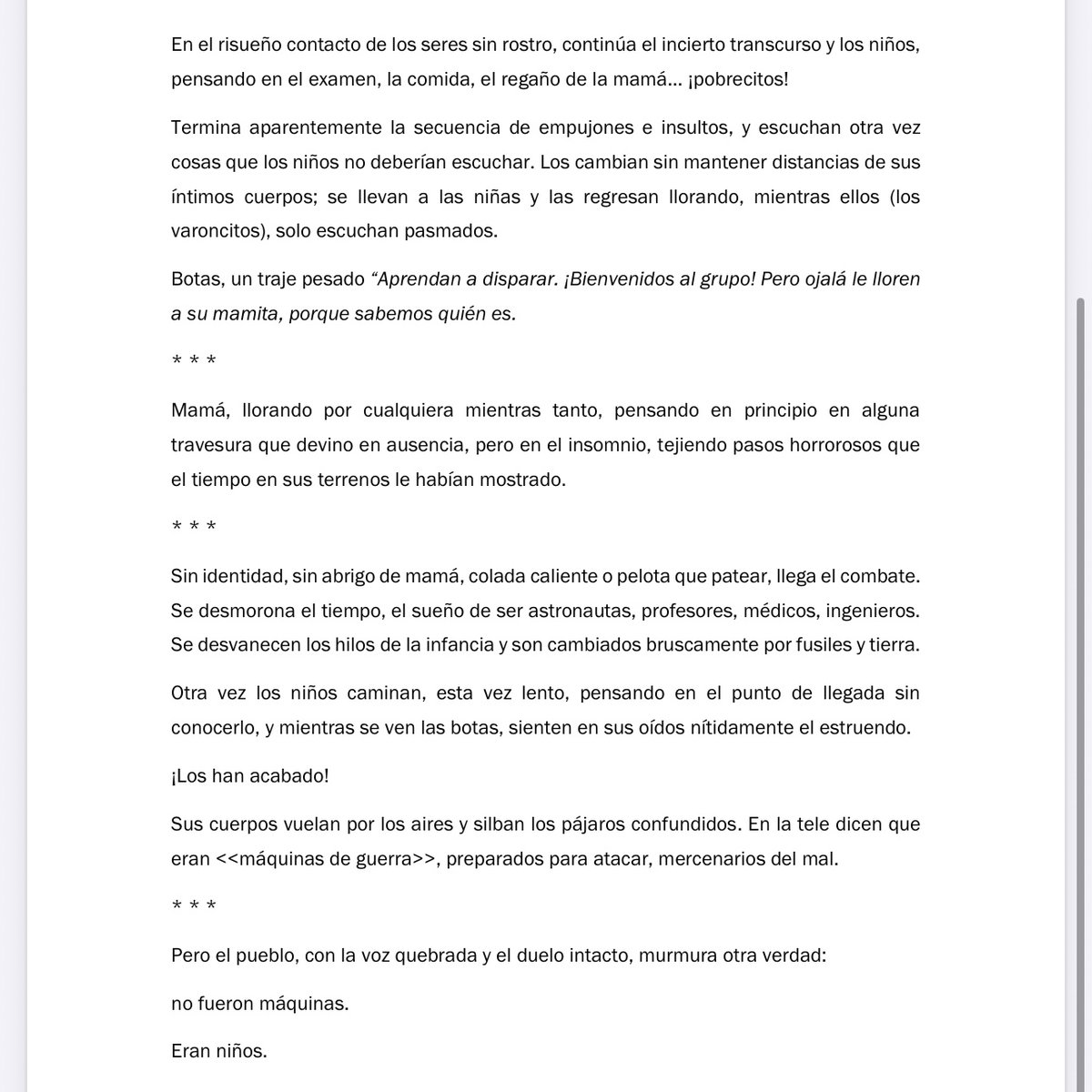 acej0308's tweet photo. Lamentablemente sigue vigente este texto que hice en 2021 💔 https://t.co/3nTfB686Cb