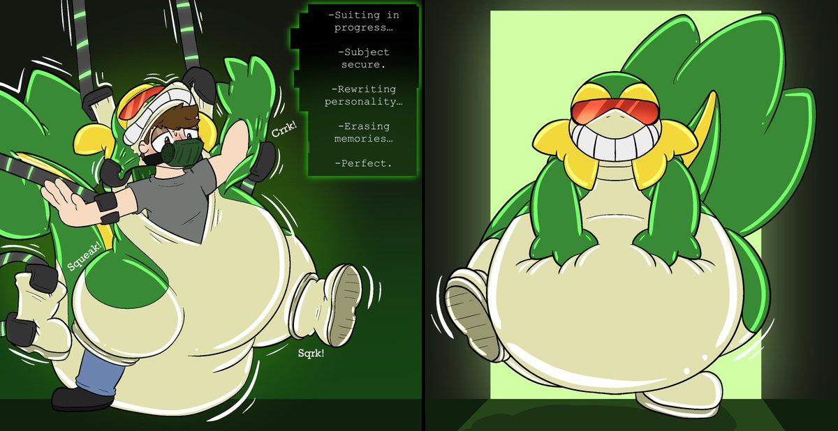 DizzyDreadful's tweet photo. CW: (Mature Themes/Light NSFW)
Finished YCHs For:
@TheTinyEevee (Left)
and
DamienCade on FA (Right)
#tf #transfur #transformation #rubber #latex #permagrin #permasmile #smugleaf https://t.co/mtIWylRmwv