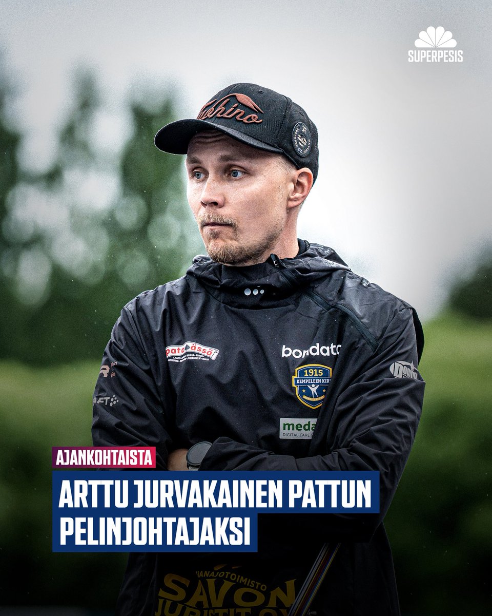 superpesis's tweet photo. Pattijoen Urheilijat tiedotti tiistaina palkanneensa Arttu Jurvakaisen pelinjohtajakseen. Jurvakaisen sopimus ulottuu syksyyn 2028.

Kaudella 2026 Jurvakainen toimi Kempeleen Kirin pelinjohtajana.

#pesis #superpesis @patturaahe https://t.co/2h53aIIb3K