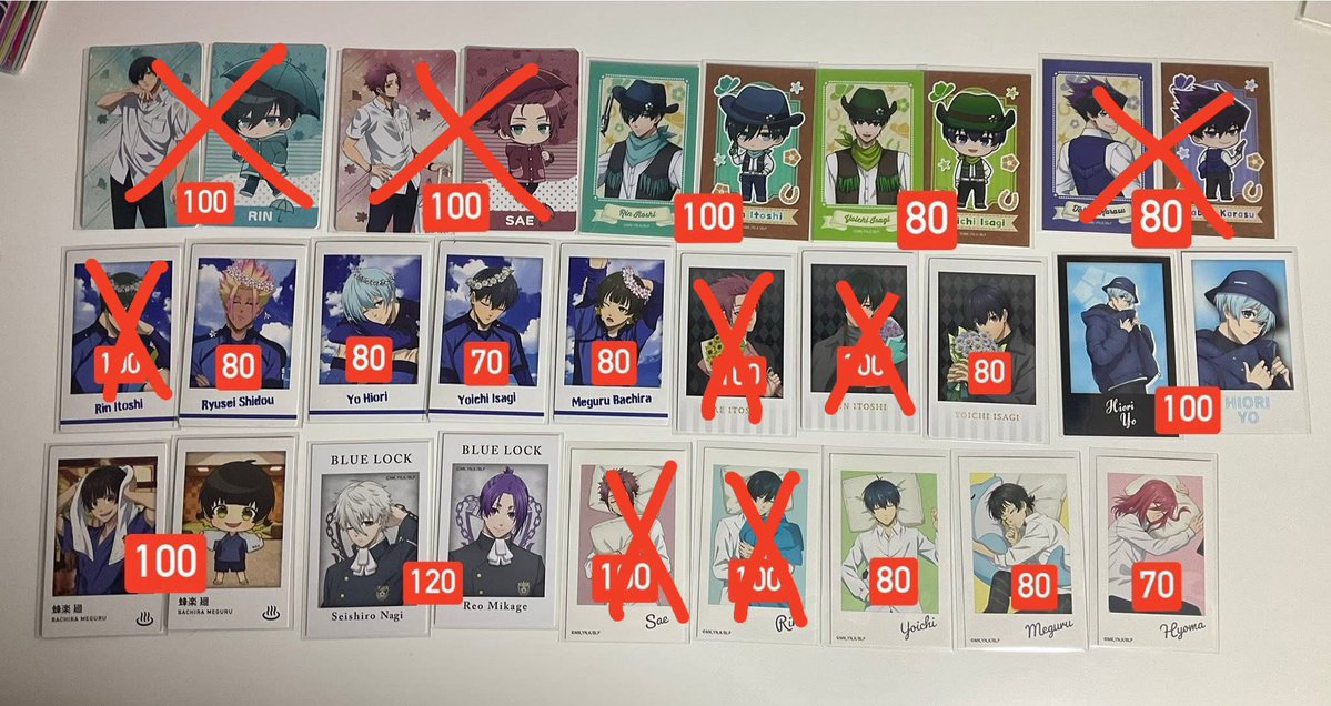suphphrmty21093's tweet photo. ราคาตามภาพ 
ค่าส่ง 40 
#ตลาดนัดบลูล็อค #ตลาดนัดคุกฟ้า #ตลาดนัดbluelock https://t.co/tBnT5d81aM