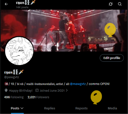 pawgvtz's tweet photo. Wanted to post it alongside a piece but I took too long.. but oh well! It's my twentieth birthday!! https://t.co/fGV7jDOhWn