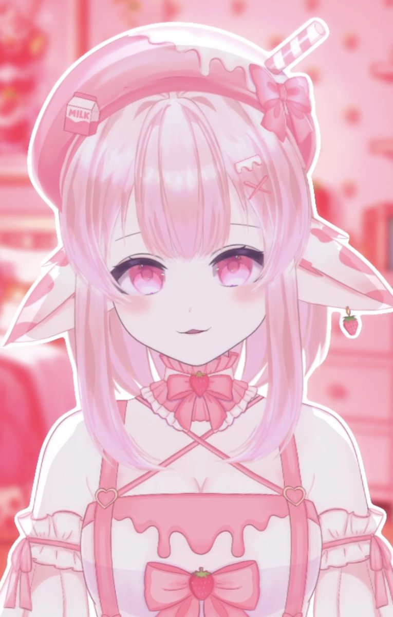 lolilattevt's tweet photo. @sunfyre_vtu strawberry milk cow girl !!! <3 https://t.co/wIg2BklbQM