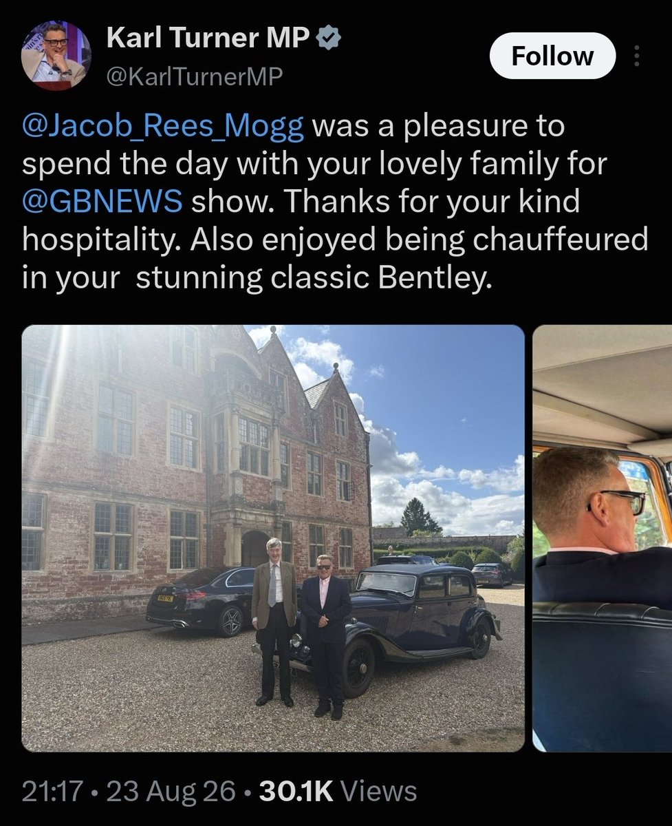 DursleyGas's tweet photo. @KarlTurnerMP Hi Karl. Which is it? Sorting out the cost of living crisis and fulfilling Labour's promise to leaseholders or twerking for a bit of extra pocket money from GB News and Jacob Rees-Mogg?

This doesn't look like a government for the people, Karl. https://t.co/Kaal1h3iDO