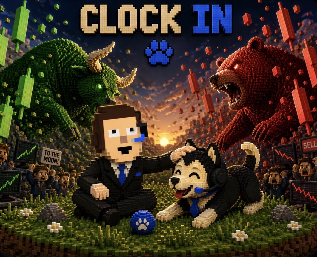 FlockinCoin's tweet photo. Green or red, $FLOCKIN stays fed. 🐶 https://t.co/vHJs5ygwHF
