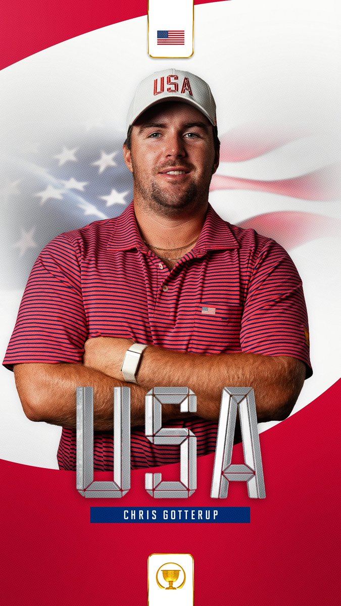 PresidentsCup's tweet photo. A fearless competitor that embraces the big stage.

Brandt Snedeker selects Chris Gotterup as his first captain’s pick.

#PresidentsCup | #USTeam https://t.co/XjARAGkkqE
