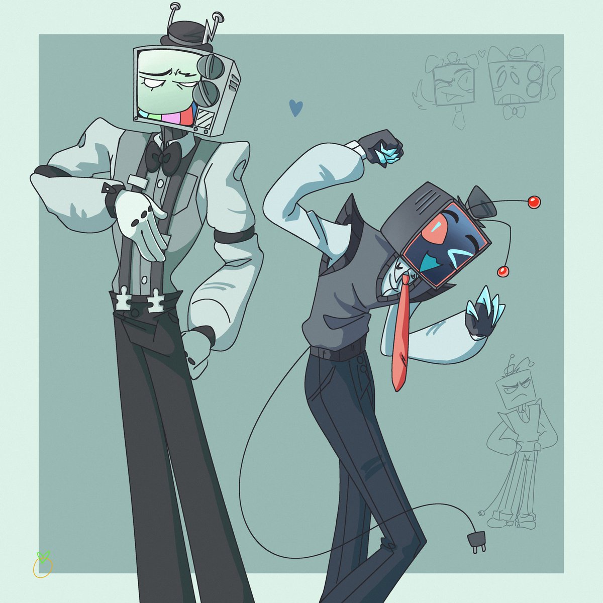 MrPuzzlesz's tweet photo. They cant pose like normal ppl 
#voxhazbinhotel #mrpuzzles #staticpuzzles https://t.co/7ACAHJmKwH