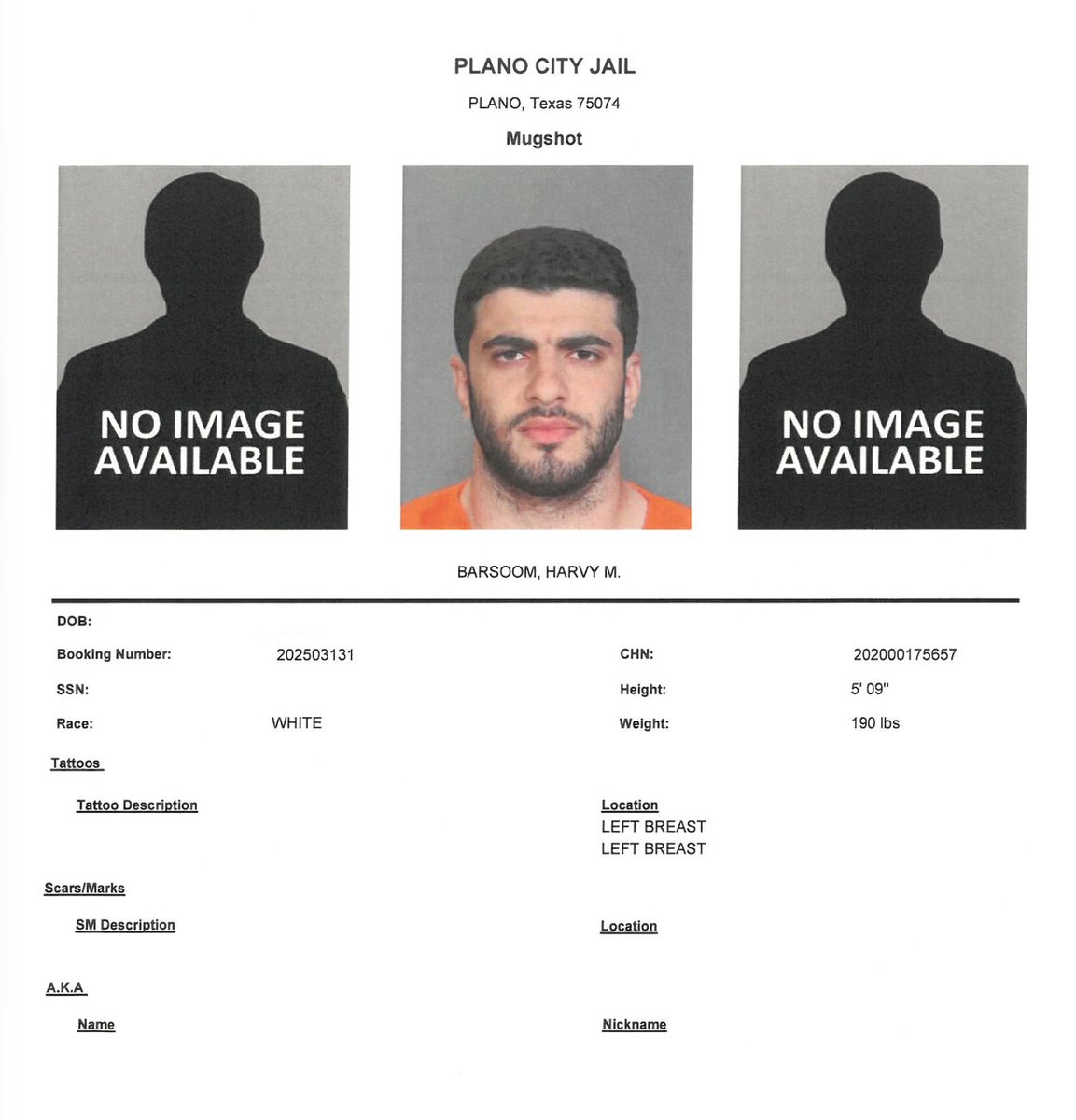 BreannaMorello's tweet photo. The man that pleaded guilty to following me into my home, Harvy Barsoom, is listed as white in the new documents I just received.  

Barsoom is from Egypt.  

Hispanics and those from Middle Eastern countries are often labeled as white in police databases.  

Why haven't we changed this?  

We need accurate crime data.