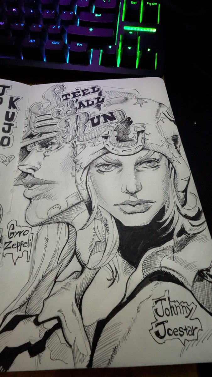 BroomSalesman's tweet photo. Inking is so fun https://t.co/MDouAlBKde
