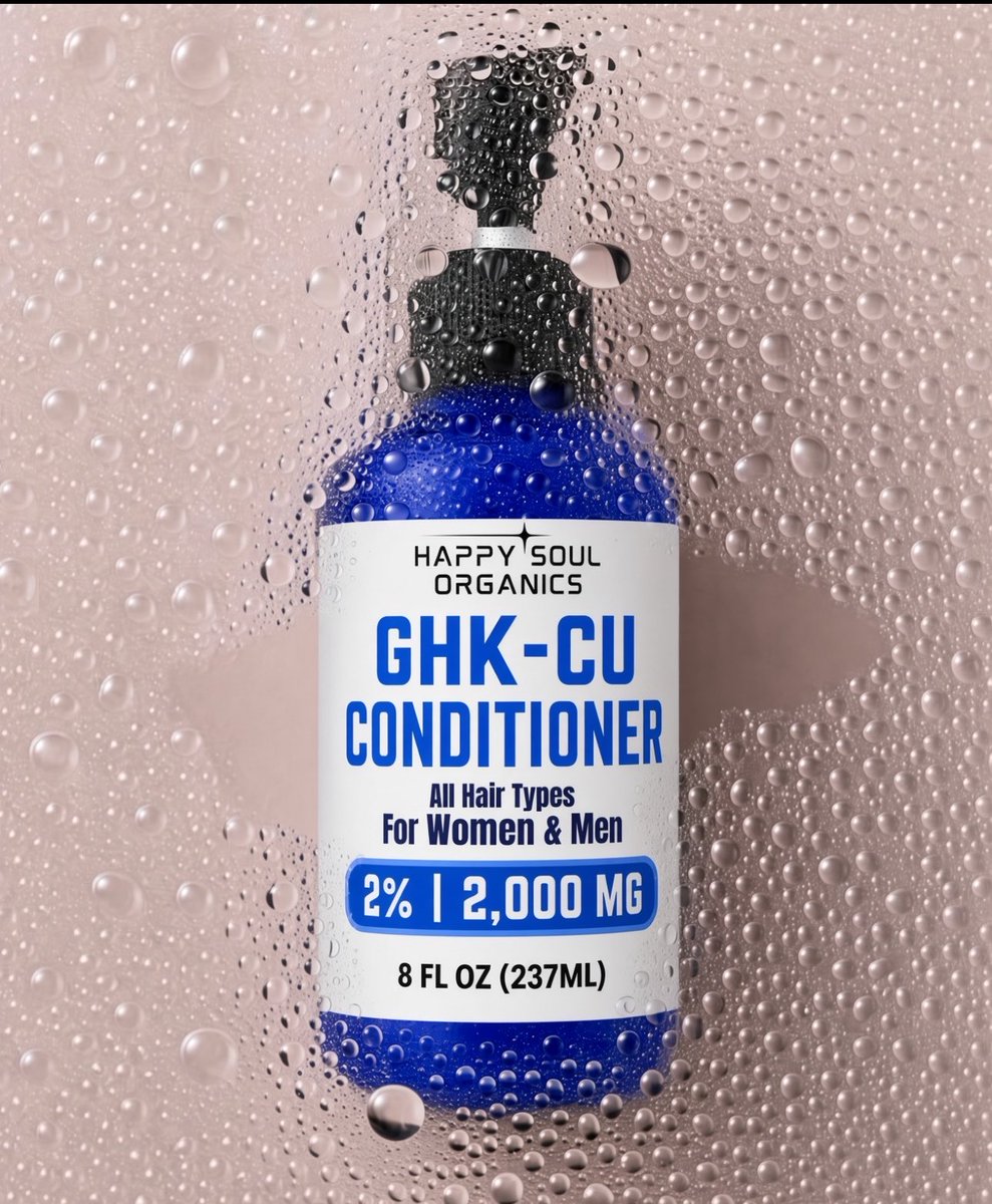 HappySoulStore's tweet photo. Our copper peptide conditioner works best when you leave to soaking for 3-4 minutes at least #conditioner #ghkcu #peptide #copperpeptide #haircare https://t.co/A12OEDu0YR