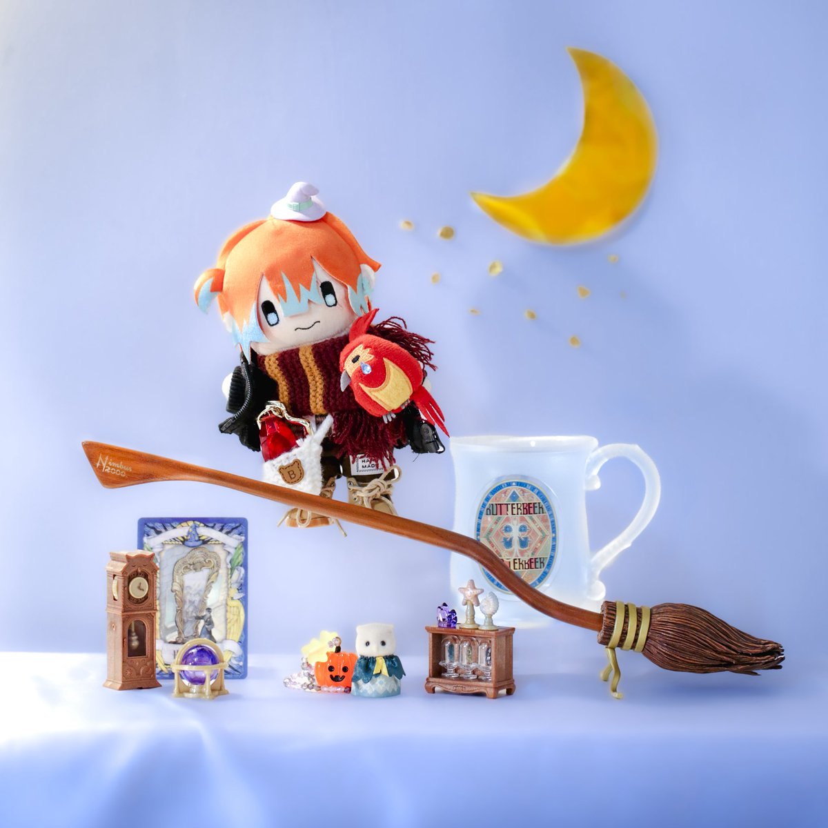 sansyo0817's tweet photo. ホグワーツは新学期がはじまりました
てでちゃんは箒に乗ります
ﾋﾞｭﾝ🧹💨🌙 https://t.co/VKxX8bfGd9