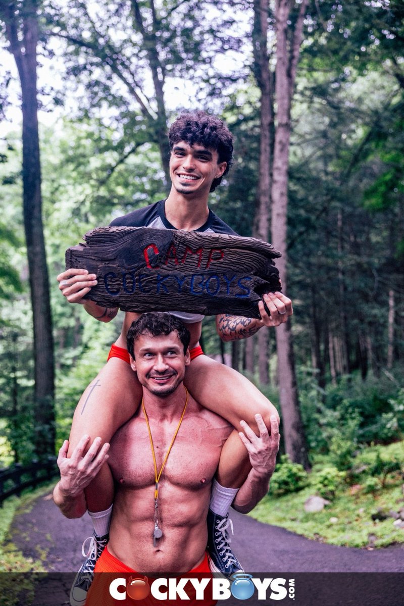 QueerClick's tweet photo. “Camp Cockyboys” is back!

Pheremosa and Alex Kof kick things off with a card game on the sun porch, but the real prize is what comes after ...

▶ https://t.co/5BH9G8X2qC

▶ https://t.co/MR0XU8bXCG

@CockyBoys @alex_kof2 @pheremosa https://t.co/gQRF4bJ0cx