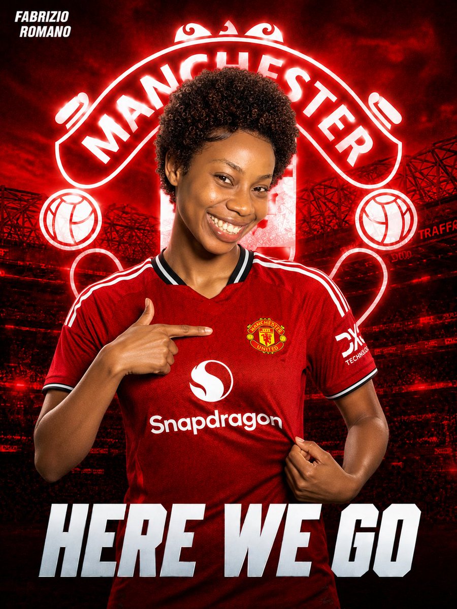 Footballmartha's tweet photo. 🚨🔴 𝗨𝗥𝗚𝗘𝗡𝗧 𝗗𝗘𝗔𝗟 — 𝗗𝗘𝗔𝗗𝗟𝗜𝗡𝗘 𝗗𝗔𝗬 𝗕𝗢𝗠𝗕𝗔

Manchester United agree deal to sign 26-year-old left-back Football Martha from Akwa United in an urgent deal. HERE WE GO! 🚨

Agreement in place with Akwa United, with sell-on clause and matching rights maintained.
Another bomba for Michael Carrick. 💣🔴