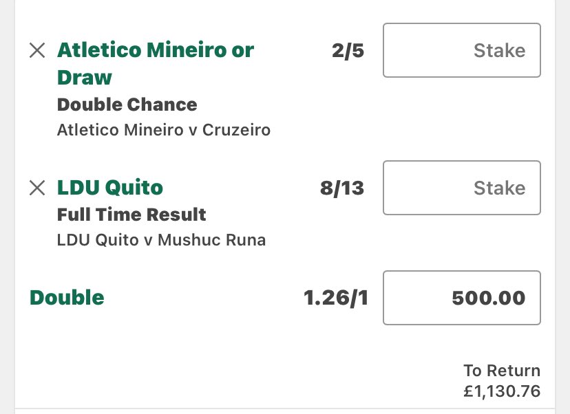 MAXBETHUNTER's tweet photo. 💥 OVERNIGHT MAX BET 🌊 

ODDS 1.26/1 📊 

£500 RETURNS £1,130.76 💴 https://t.co/yU50XYaz3d
