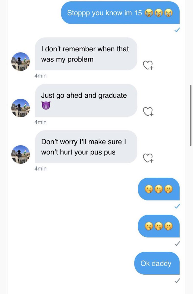AssyrianKirkuk's tweet photo. @chiraqiia The same guy that’s texted underage girls https://t.co/K75Yj6yAuZ