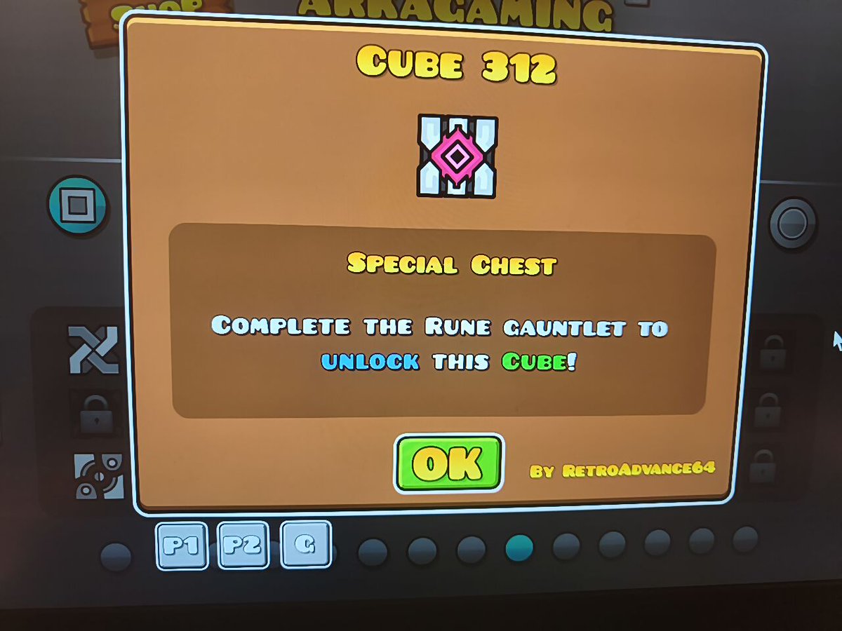 TrippyTymii's tweet photo. @RobTopGames is this a new gauntlet reward what is this?? https://t.co/JUYC96ajnX