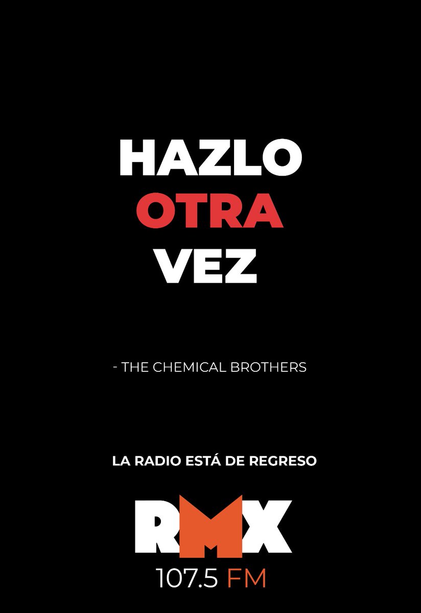 Imagen_Mx's tweet photo. Hay sonidos que no se olvidan.
Hay frecuencias que se quedan contigo.
@RMXradio está de regreso.
Más música. Más descubrimiento. Más actitud.
📍 Guadalajara
📻 107.5 FM
⚡ Instinto sonoro.
No volvimos para sonar igual.
Volvimos para hacer ruido. 🔊
#RMX #RMX1075 #InstintoSonoro #Guadalajara #GrupoImagen
