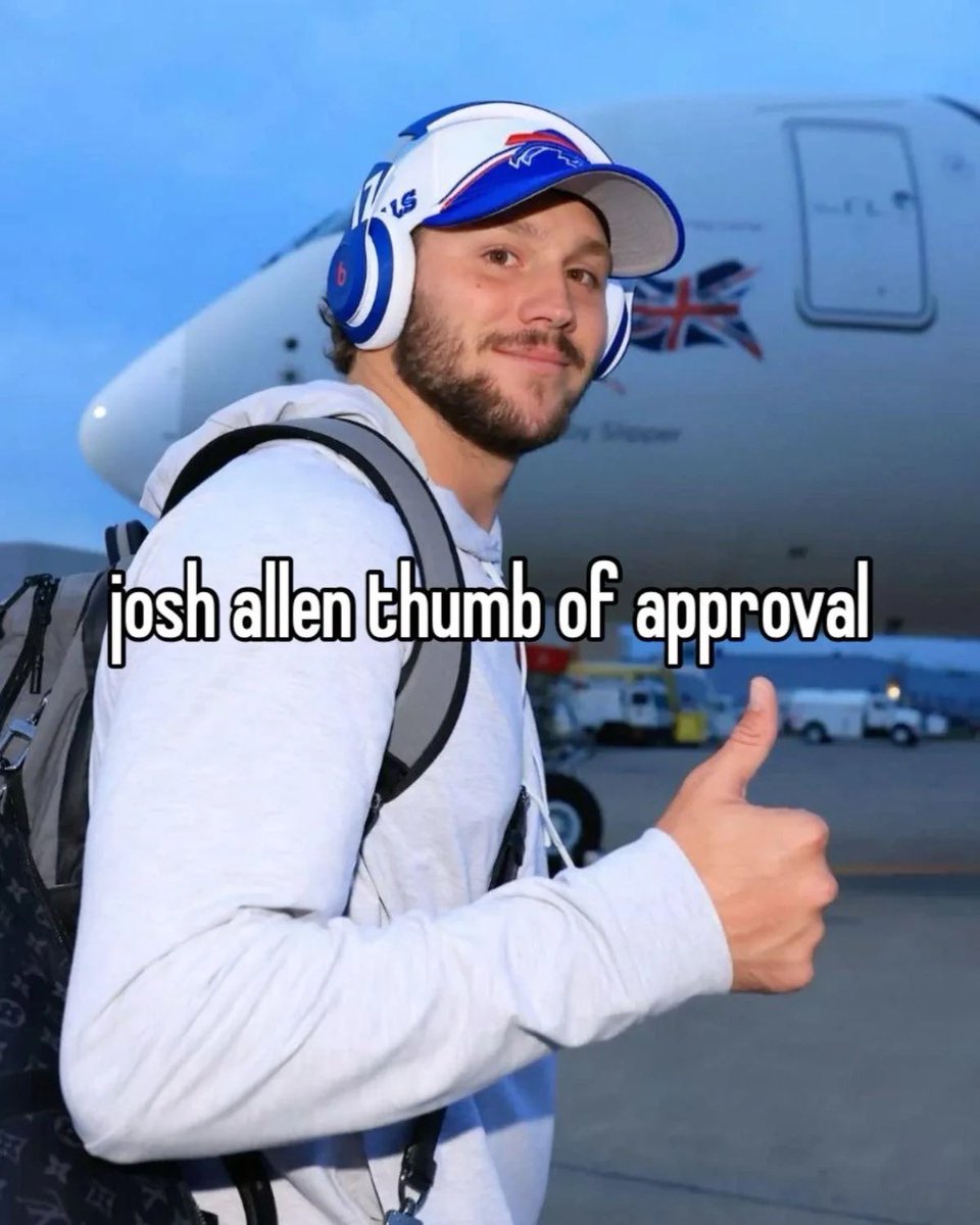 schaefslap's tweet photo. @Holmesmuse8146 this idea gets the josh allen thumb of approval https://t.co/MFb2fijXsC