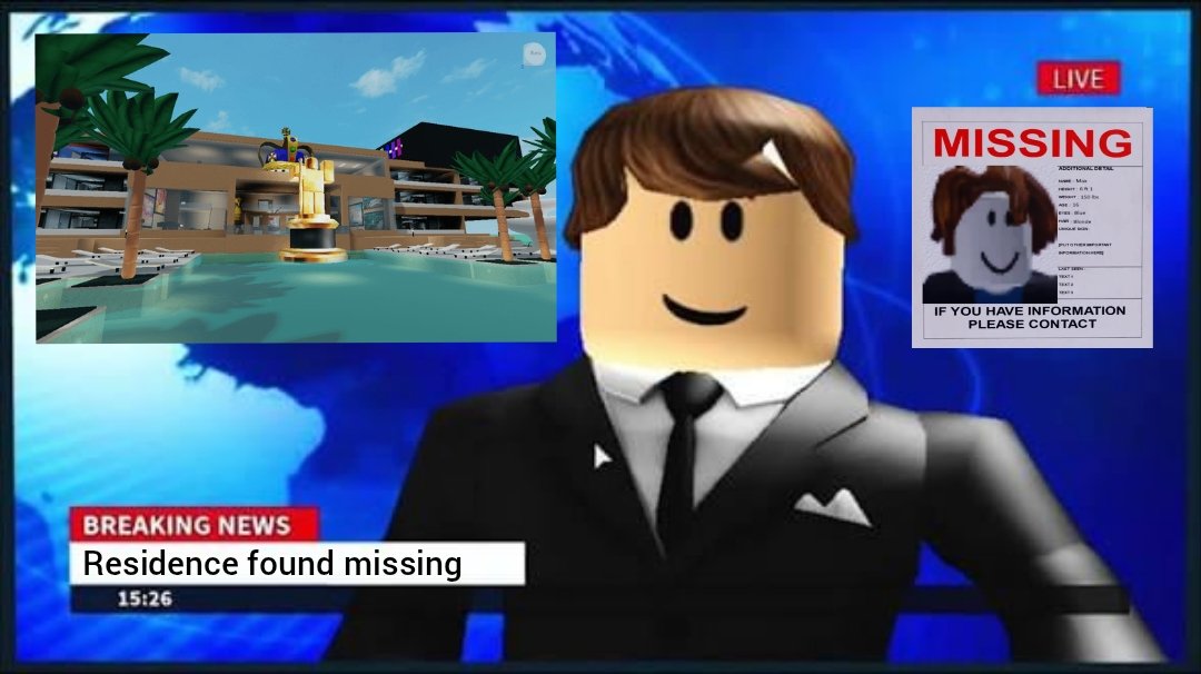 TheAlterfbou's tweet photo. "In other news a man by the name of max has recently gone missing, he was last seen at the beach house paridise, if you have any infomarion on his location please contact the authorities" https://t.co/vpMhUXI0Co
