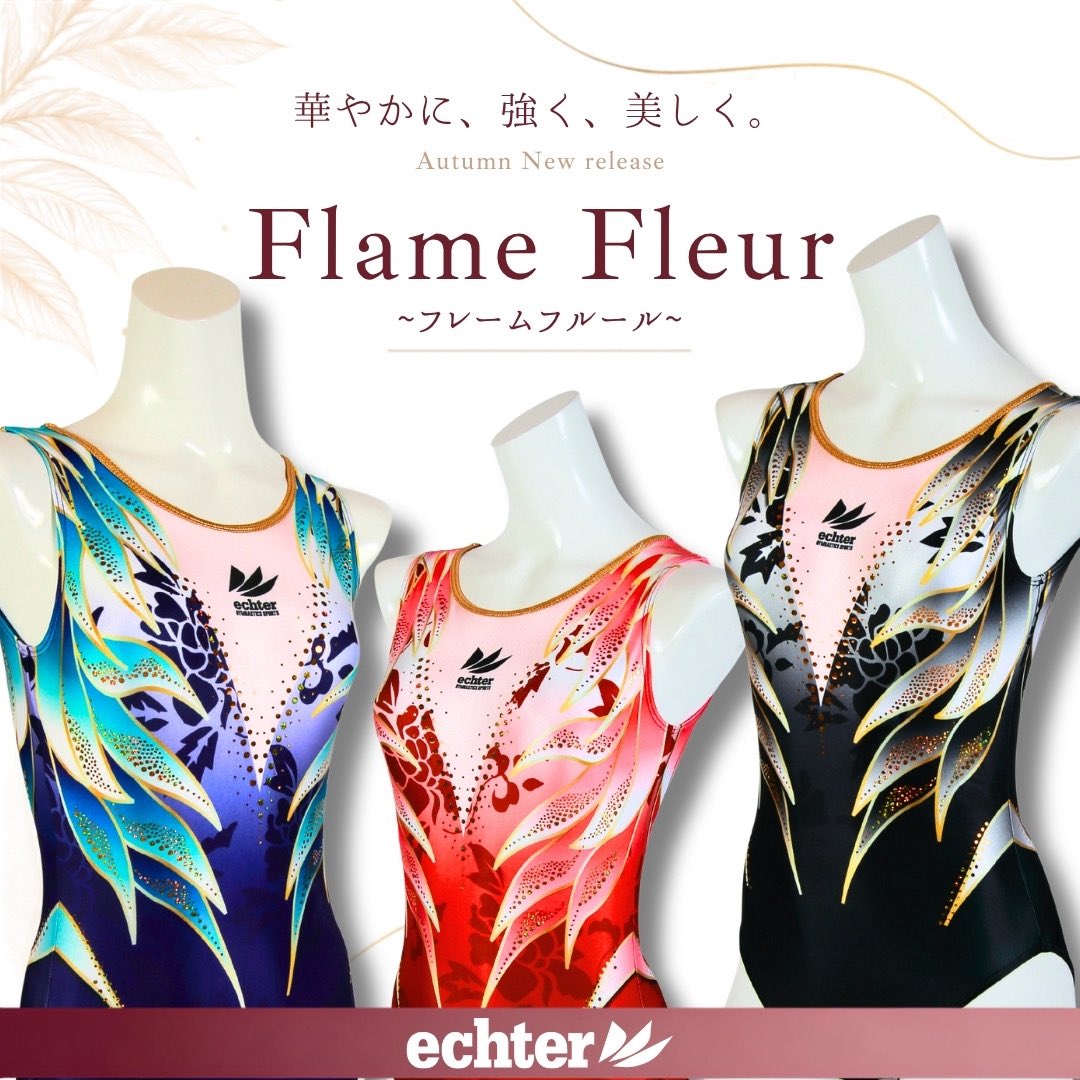 SSA_online_shop's tweet photo. 9月4日販売...
.
echter初の秋モデル🍂✨
.
サイズによっては即日完売🙇♀️✨
.
毎日デザインをアップするので、SNSを要チェック✨✨
.
#echter
#gymnastics
#leotard https://t.co/RdxFyqY39h