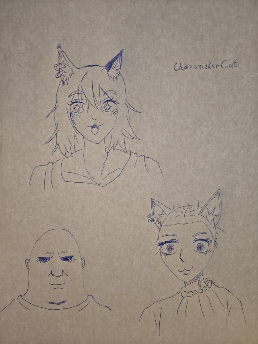 4vllad's tweet photo. Some sketches of #chainsmokercat 

#Artmoots #artshare #Digitalart #Drawing #Illustration #Artwork #Color #Animeart #Art #Anime #Sketch https://t.co/E8h9I29nPS