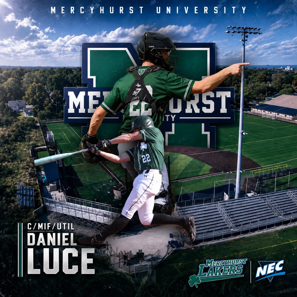 danny22luce's tweet photo. Beyond blessed to announce my commitment to play Division 1 baseball at Mercyhurst University! 

Thank you God, family, coaches, and everyone who has been apart of this journey ❤️

@CoachFuller33 @NEPridebaseball @DiamondPro3

@HurstBaseball

Thank You! @JimmyLatona20 @JNelli21 https://t.co/xFzMjprAcW