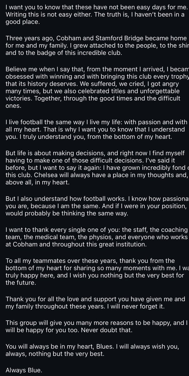 ConnCFC's tweet photo. Enzo Fernandez’s goodbye to Chelsea fans https://t.co/R2qTOF0W3Q