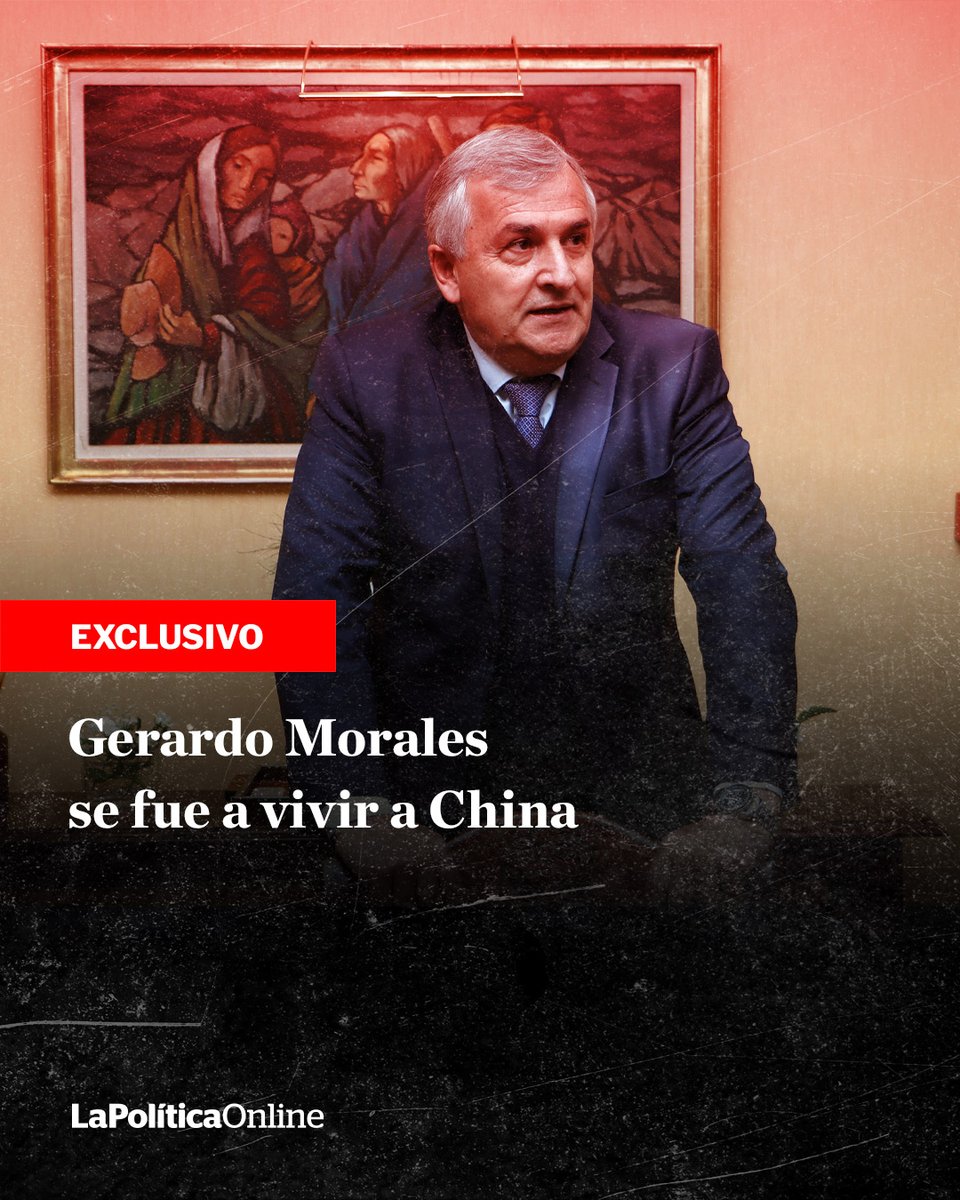 LPOArg's tweet photo. 🔴Exclusivo | El exgobernador de Jujuy se mudó al gigante asiático y abrió una consultora, pero no se retiró de la política de su provincia.
[https://t.co/7FrGFF7q2I] https://t.co/ZDovviaLbW