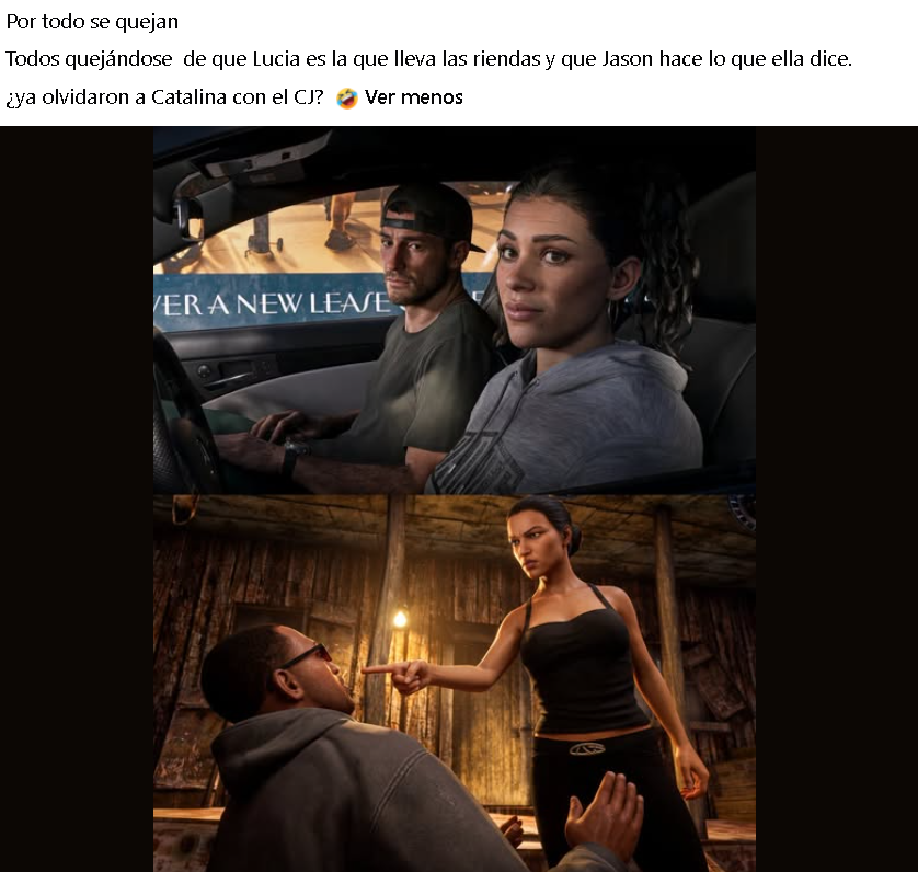DanietMidrets's tweet photo. La razón es muy sencilla, la mayoría solo ha jugado
 GTA V o los que jugaron San andreas de muy chicos ni se acuerdan https://t.co/VkvFVXqjlU