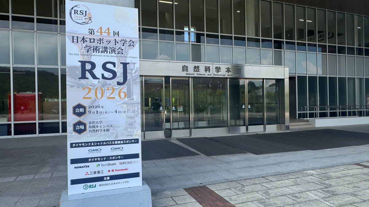 mirai_humanoid's tweet photo. #RSJ2026、第44回日本ロボット学会学術講演会が始まりました！
ムーンショット目標3 河原塚MIRAIヒューマノイドプロジェクトの若手PI・研究協力者たちも各方面で頑張ってます。投稿はプロジェクト開始前ですが合計44本の講演論文に名を連ねるほか、6つのオープンフォーラムにオーガナイザーや講演者として関与し、12のオーガナイズドセッションでオーガナイザーを務めています！