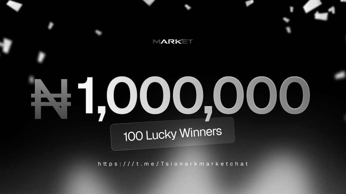 lukeonchainn's tweet photo. ₦1,000,000 raffle is live right now. 100 people get paid.

Step 1, follow: https://t.co/m31itrK9yZ

Step 2, send proof and account number: https://t.co/DE7oG7BIau

Ending in 3 hours from now. https://t.co/Qn7t5AkZZm