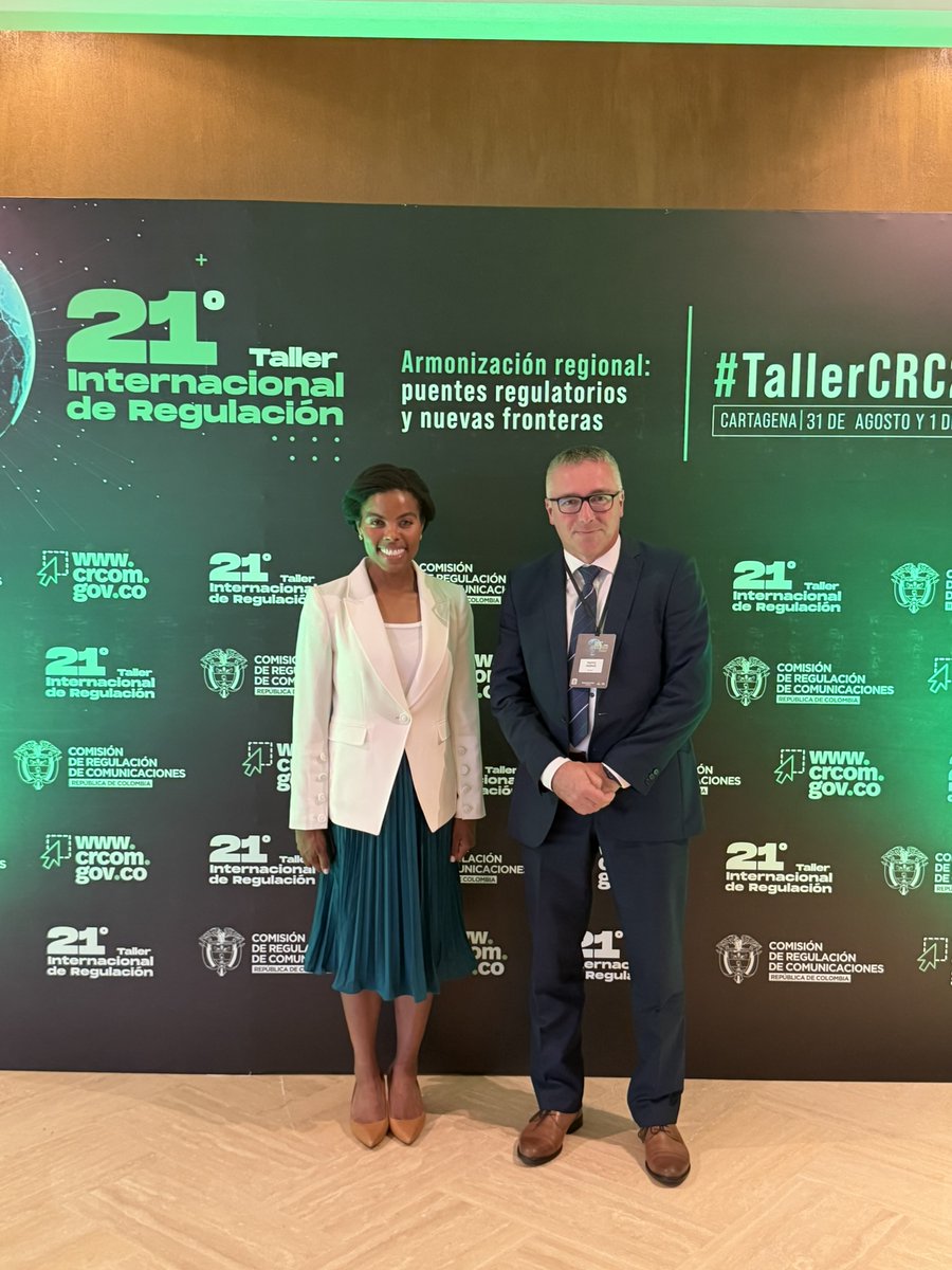 OliviaTrustyFCC's tweet photo. Thank you to Colombia’s Communications Regulation Commission for the opportunity to speak at the 21st International Regulatory Workshop in Cartagena.

As communications technologies evolve, our regulatory frameworks must evolve with them.

Good regulation should provide guardrails—not a roadmap.

By encouraging investment, preserving competition, enabling innovation, and strengthening international cooperation, we can help build a more connected, resilient, and prosperous digital future across the Americas. 🇺🇸🇨🇴

Link to my remarks here: https://t.co/ae9Azsmp9q