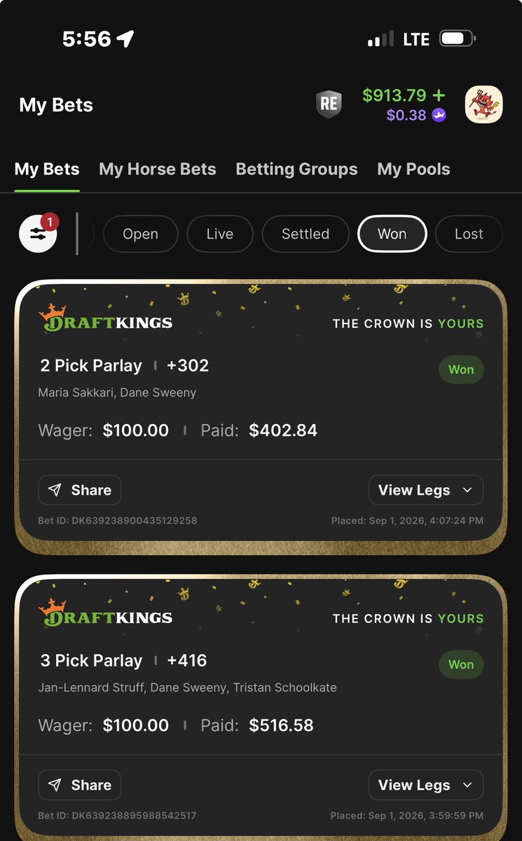 KingBreeze877's tweet photo. 🚨BAAAAAAANG WE DID IT🚨😏🥱
#ATP #Tennis #Draftkings GIVEAWAY HAPPENING TONIGHT!!! LIKE+FOLLOW+REPOST NUMEROUS WINNERS HAPPENING!!! https://t.co/3Q7XcMHLfJ