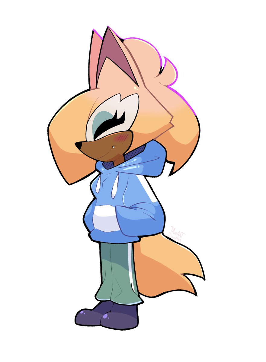 TazartDoodles's tweet photo. I don't know why I like drawing Whisper in this kind of outfit... (?) #SonicTheHedgehog https://t.co/oMICSV1Obz