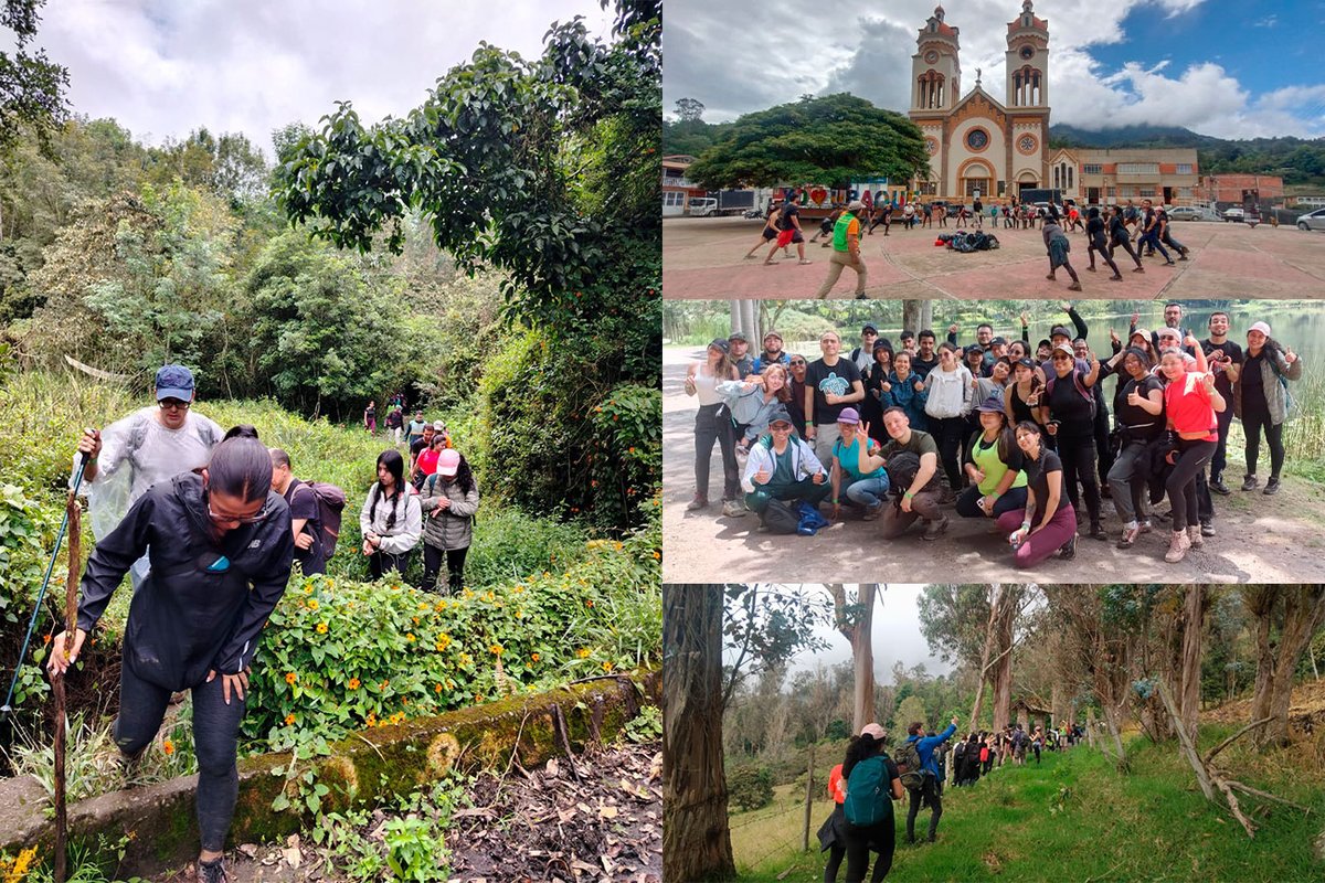 UExternado's tweet photo. Entre Choachí y Ubaque, la comunidad externadista caminó, se desconectó y disfrutó de la naturaleza. ¿Te animas a vivir la próxima aventura? Este 19 de septiembre, acompáñanos en la ruta San Antonio–Santandercito durante la Semana del Bienestar. 💚🥾🌿 

¡Vive la U, vive Tu Bienestar! https://t.co/AnbpisH8rD