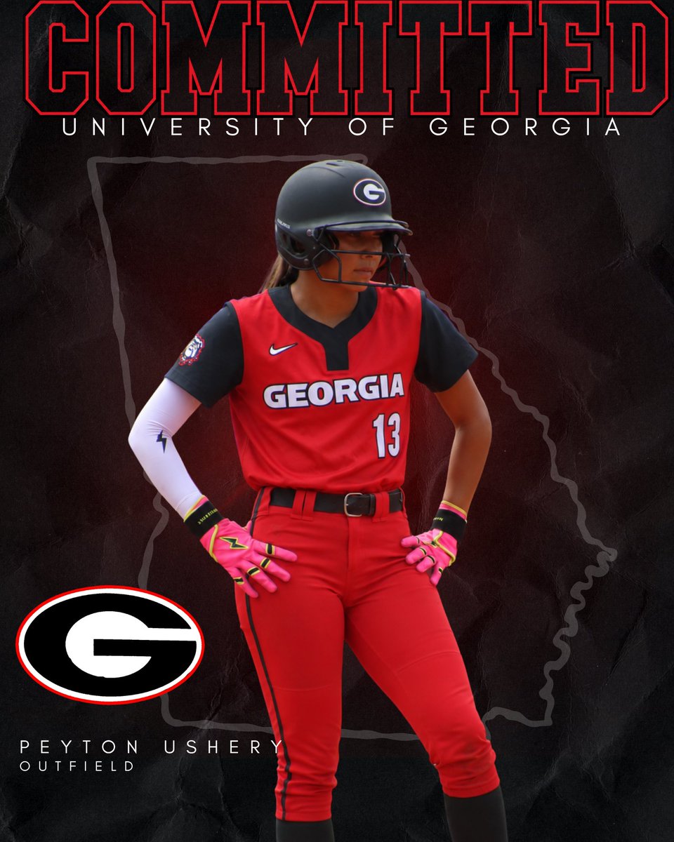 UsheryPeyton's tweet photo. RING THE BELL 🔔     I’m staying home. ❤️🖤🐶

With an incredibly grateful heart, I am beyond excited to announce my commitment to continue my academic and athletic career at the University of Georgia.

First I want to thank my biggest supporters, my mom and my sister for being there for me throughout this all with everything we’ve gone through . I couldn’t have done this without y’all. I’m so thankful to have you guys by my side.

Thank you to my coaches and our family friends that stepped in to help me put in the work. The King family, the Cook family, Coach Campbell, and all my friends and teammates. 

Thank you to the coaching staff at Georgia, @UGACoachTony @Syd_finch @chelsw20 @MikeDavo17  for believing in me and giving me the chance to become part of something so special. I can’t wait to represent this program, compete alongside amazing teammates, and continue growing both on and off the field.

And finally a special thank you to my dad who made me into the player I am, always watching over me and guiding me.  Thank you for starting this journey, hitting every day after school, all the mental talks and always being my #1 supporter and best friend. I know you're smiling up in heaven, and I know you would be saying right now “This is just the start” I love you and miss you so much. 

Im so grateful for everything and happy to say that through all the adversity and challenges, God had a plan and I get to finish this journey at UGA. Now we go!

Go Dawgs!! GOD DID.  ❤️🖤🐶

@AGTTamborra18 @AGTamborra @LassiterFastpi1 @LassiterSports @bruceboltus #NextinLine #Committed #classof2028 #GoDawgs