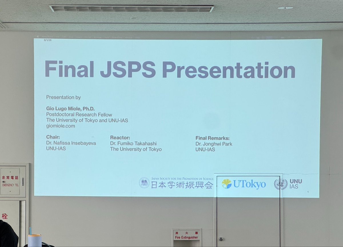giselleschaft's tweet photo. Time flies. Can’t believe I’m about to finish my JSPS fellowship soon. 🫡 https://t.co/YwdAwGmRUv