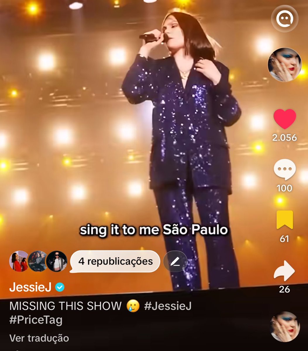 PortalJessieJ_'s tweet photo. Jessie J em postagem sobre o seu show em São Paulo no “The Town”

“Sinto falta desse show” 🇧🇷❤️ https://t.co/zbMbpIridC
