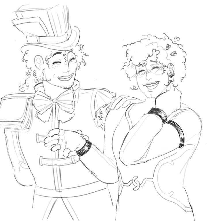 S0yB0iii's tweet photo. Old(?) H4nk and Diana I've haven't posted or ah H4nnah and Daryl in this case 

Love how @joydoesathing draws genderbend de characters ₍ ᐢ•⩊•ᐢ₎ https://t.co/xFLi2aSPuJ