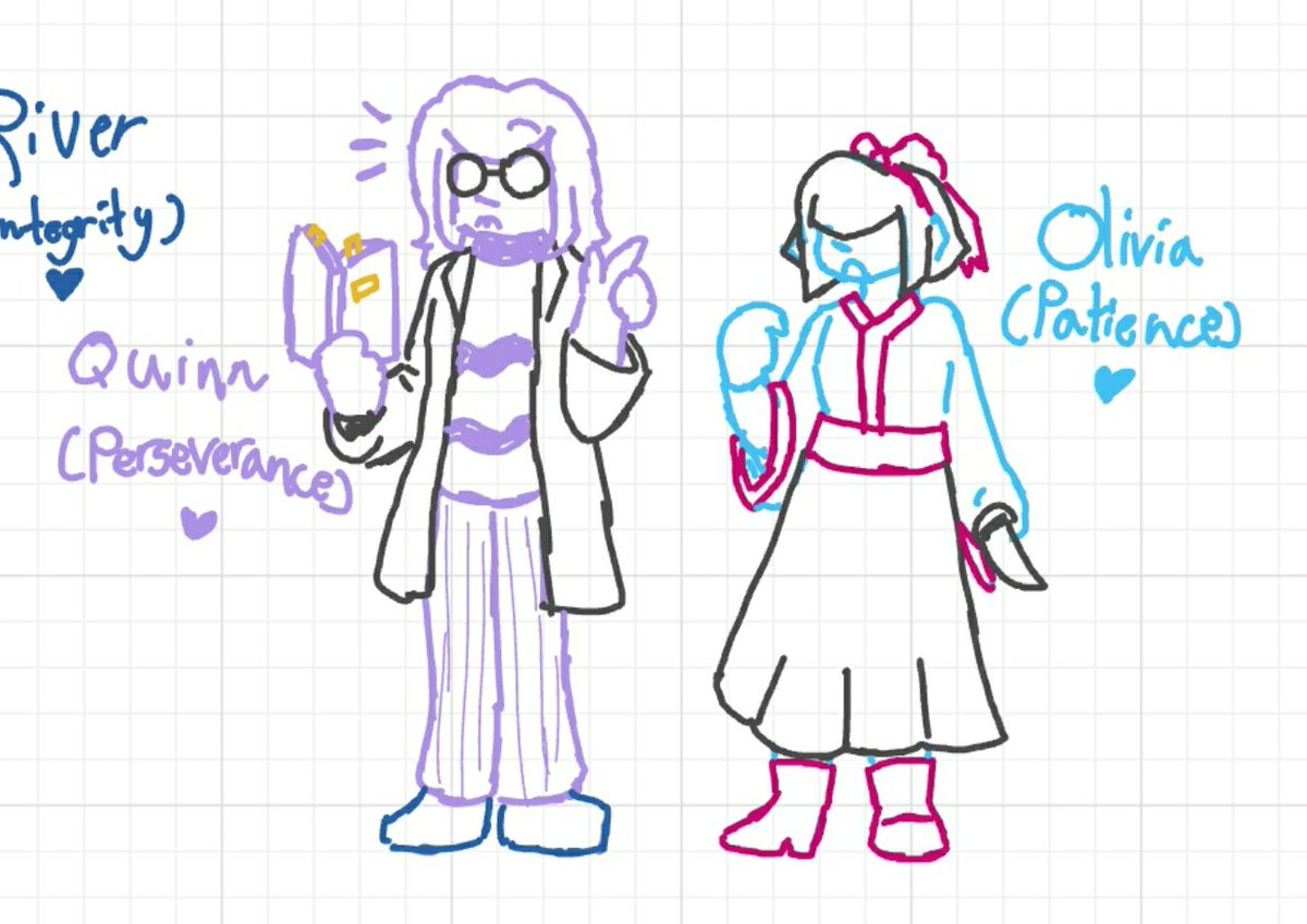 dxntstartlepls's tweet photo. My little concepts of the human souls :3
(Very quick and simple sketches, I'll draw them with more detail and way better later on)
#utdr
#undertale https://t.co/25lHzxxDJJ