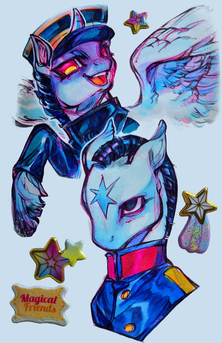 uchorusa's tweet photo. magical friends 🦄🌟 https://t.co/AJhwxzxw9O