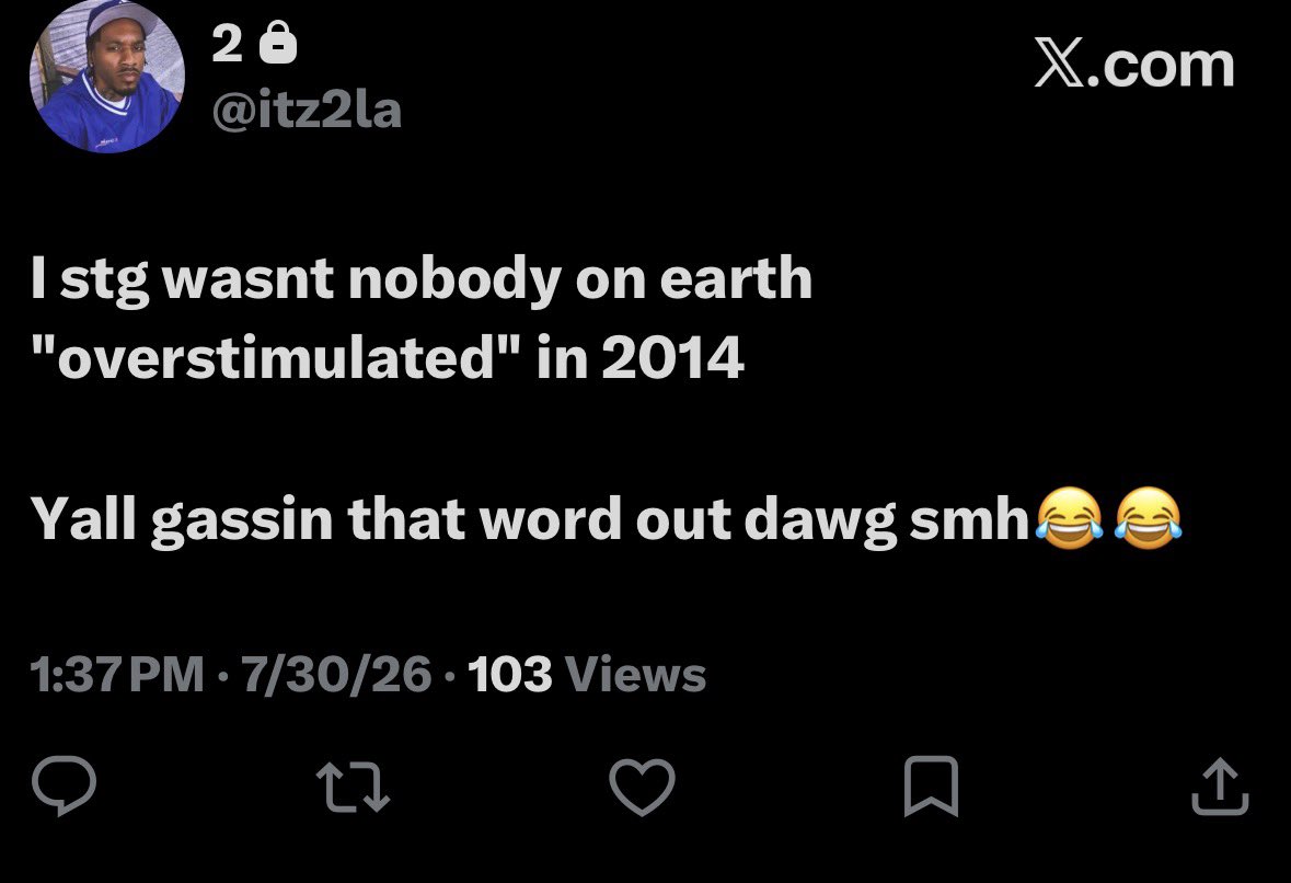 itz2la's tweet photo. @niajanelle__ Mannnnnnn im glad we all coming to the conclusion🤣🤣😭 https://t.co/2G1lEhKQgw