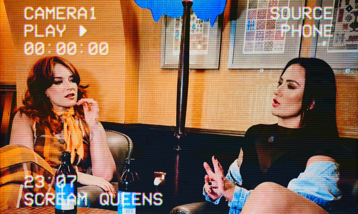CaseyElliottFX's tweet photo. ใ Plotting some World Domination over a brew ๐ป๐ช ใ#BritainsOwnFinalGirl #BekindAndRewind #ScreamQueensUK https://t.co/QJr1Fe9cV0