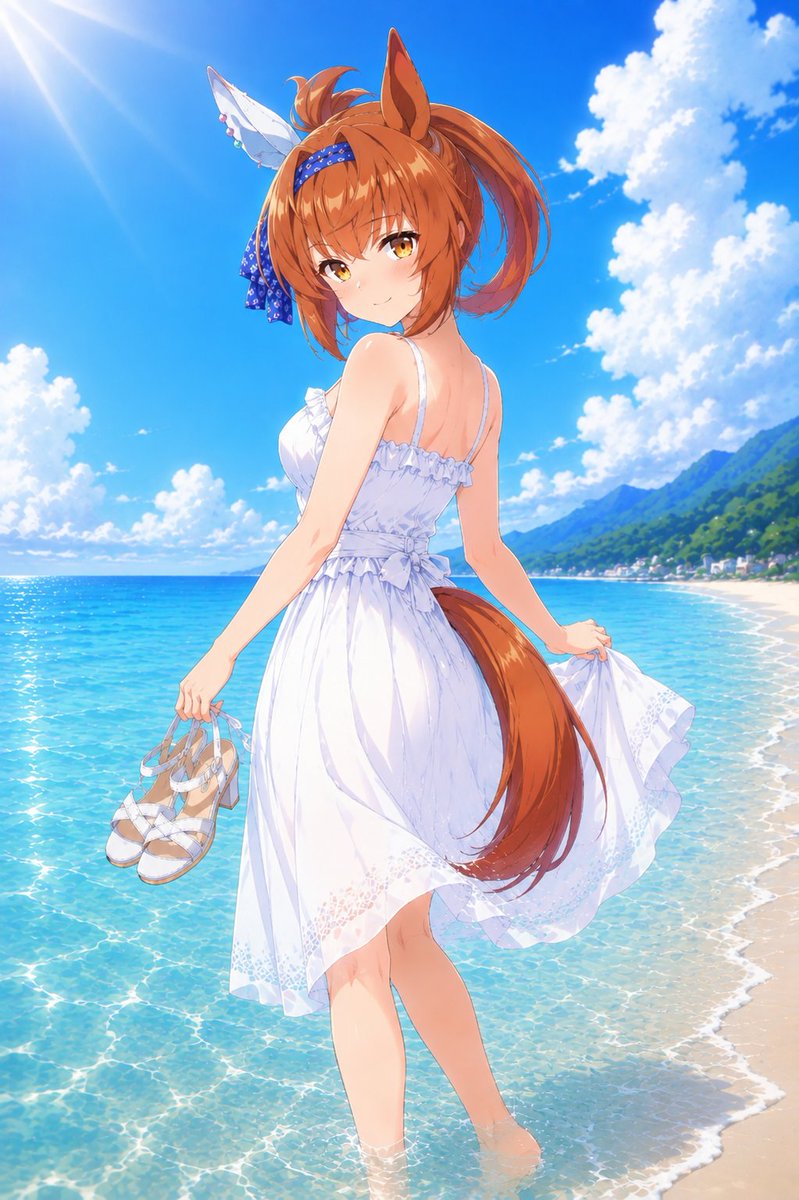 nise_oji's tweet photo. 夏の一枚 フリオーソ
#AIart
#umamusume
#Furioso https://t.co/1WKRyTxRl4