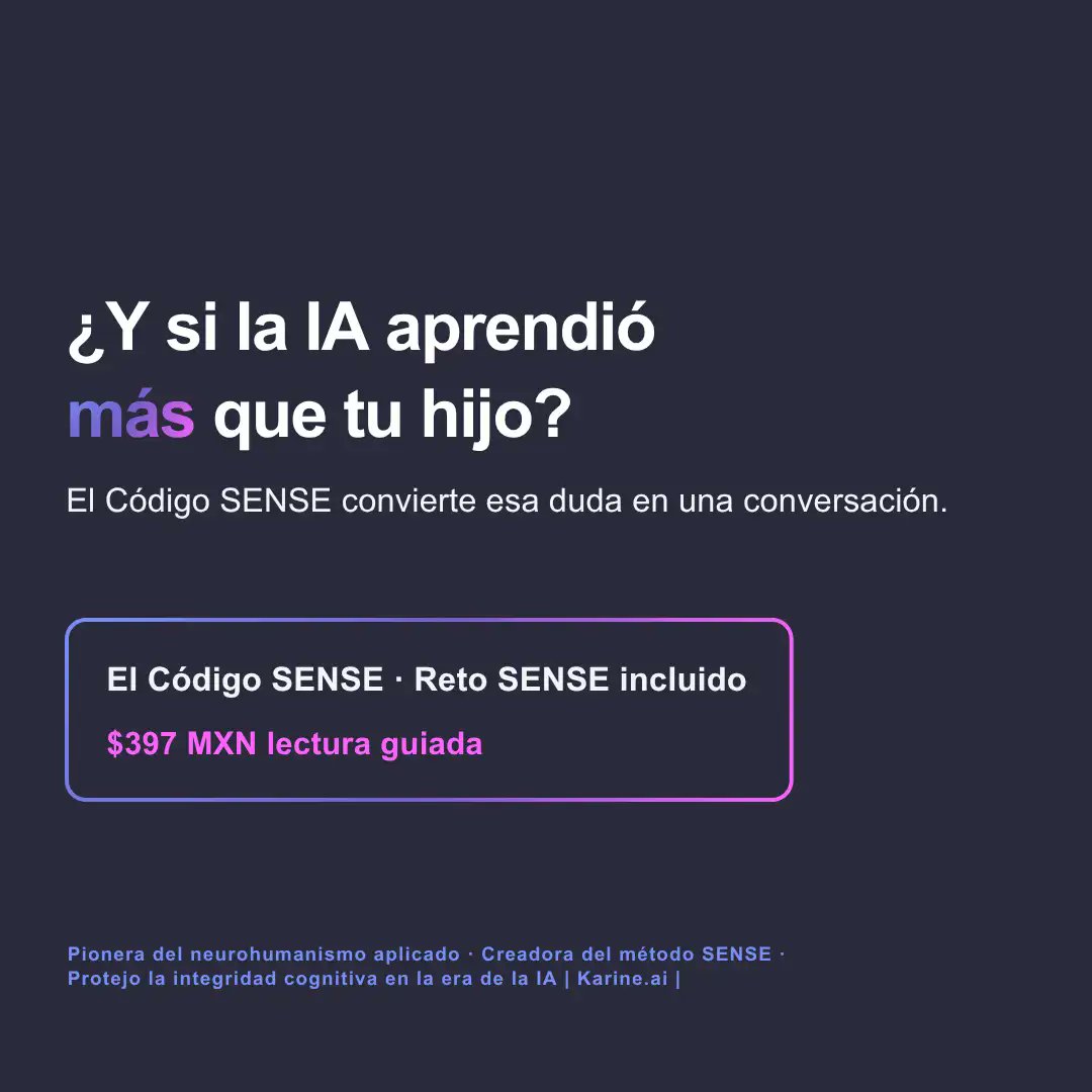 BKarine's tweet photo. ¿Y si la IA aprendió más de la tarea que tu propio hijo? https://t.co/x75wmlnacU