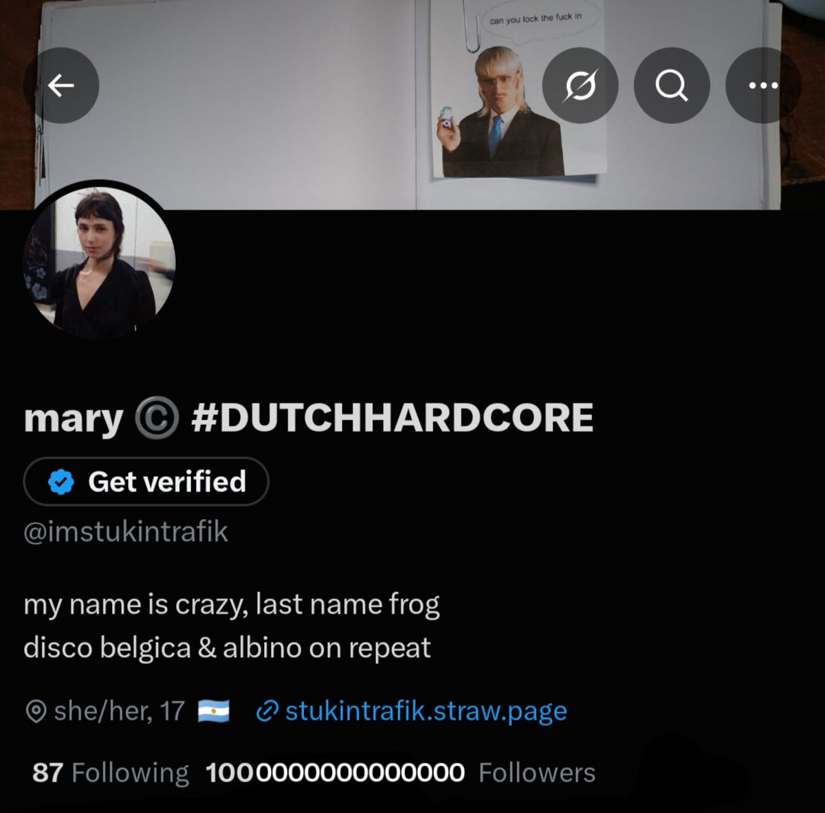 imstukintrafik's tweet photo. hi guys thank you all for helping me reach my goal of 1000000000000000 followers 🥹🥹 https://t.co/1xIZl0IV8p